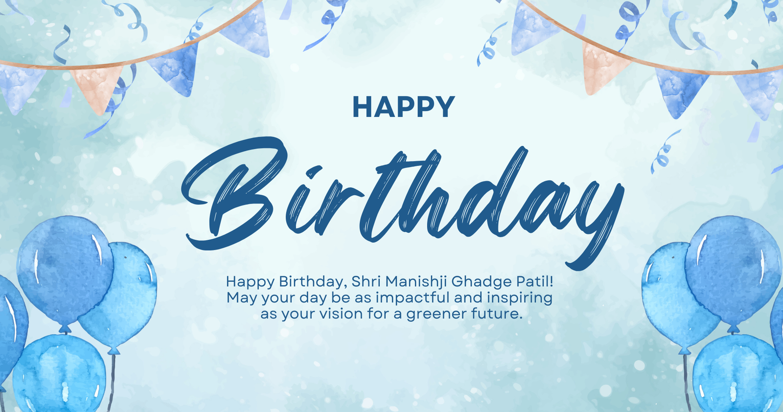 Celebrating Shri Manishji Ghadge Patil’s Birthday Marked by Eco-Conscious Tree Plantation