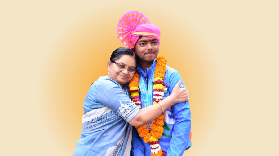 A Step Towards the Olympic Dream: Trimurti College Welcomes Asian Champion Vedant Waghmare